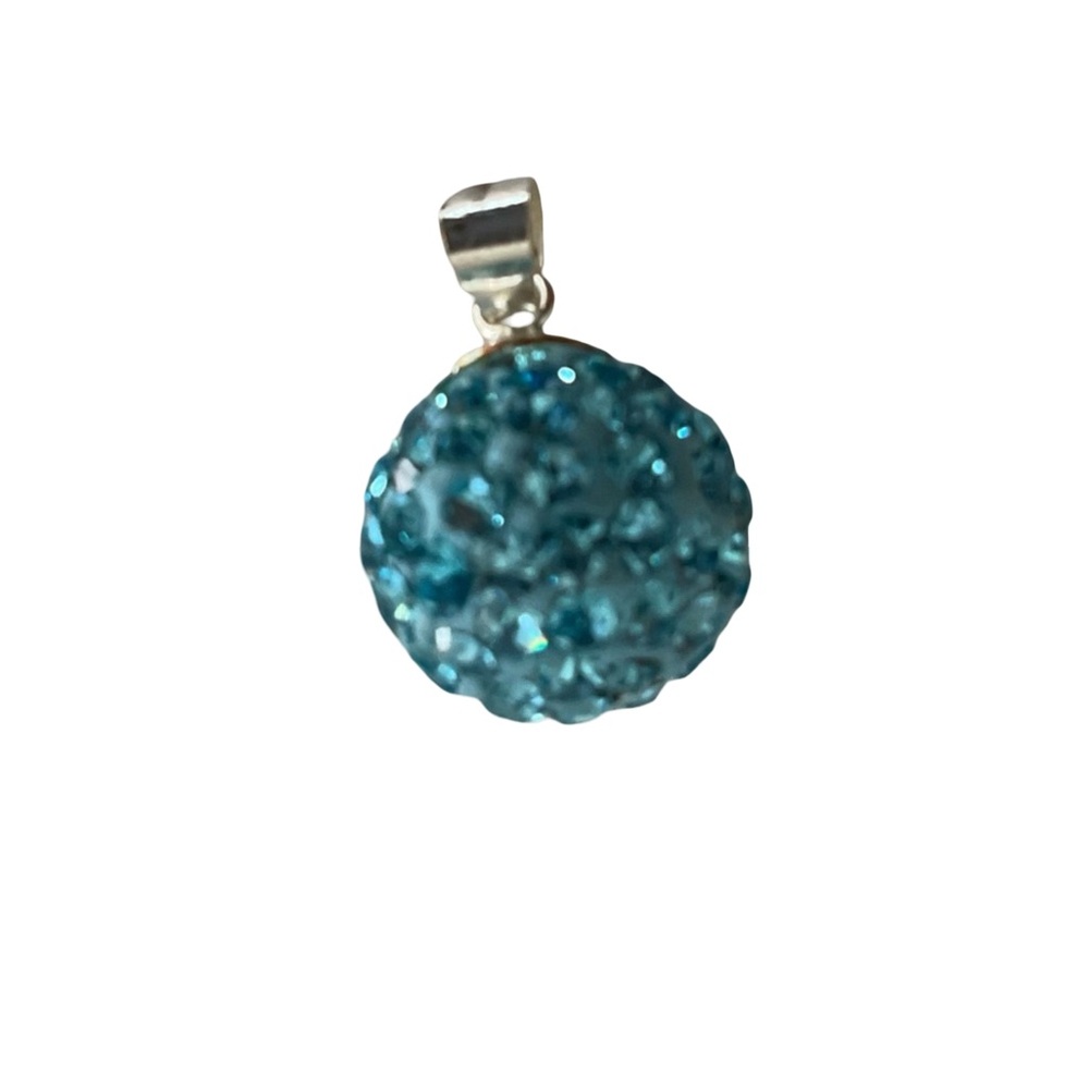 Set of 3 Pendants | Aqua Blue, Navy Blue, Gray | Brand New - Picture 6 of 6